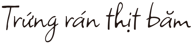 Trứng rán thịt băm