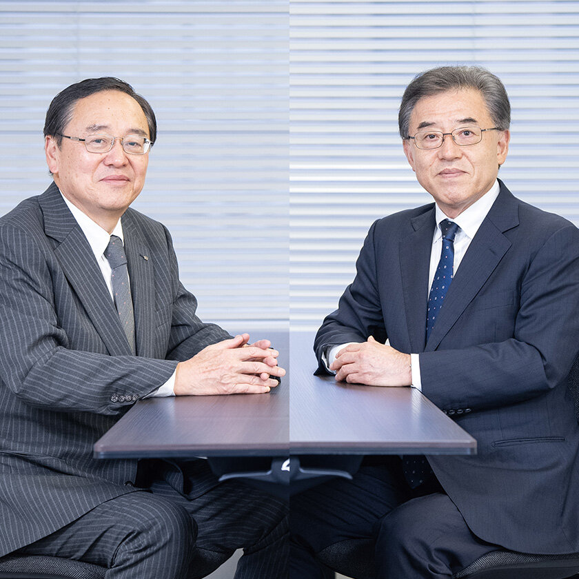 受入環境の整備・改善が 日本の建設業の 持続可能な未来をつくる　JAC理事長 三野輪 賢二 × 一般財団法人建設業振興基金 理事長 谷脇 暁｜MESSAGE / インタビュー