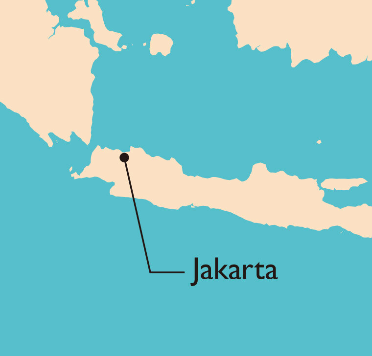 インドネシア Jakarta 地図