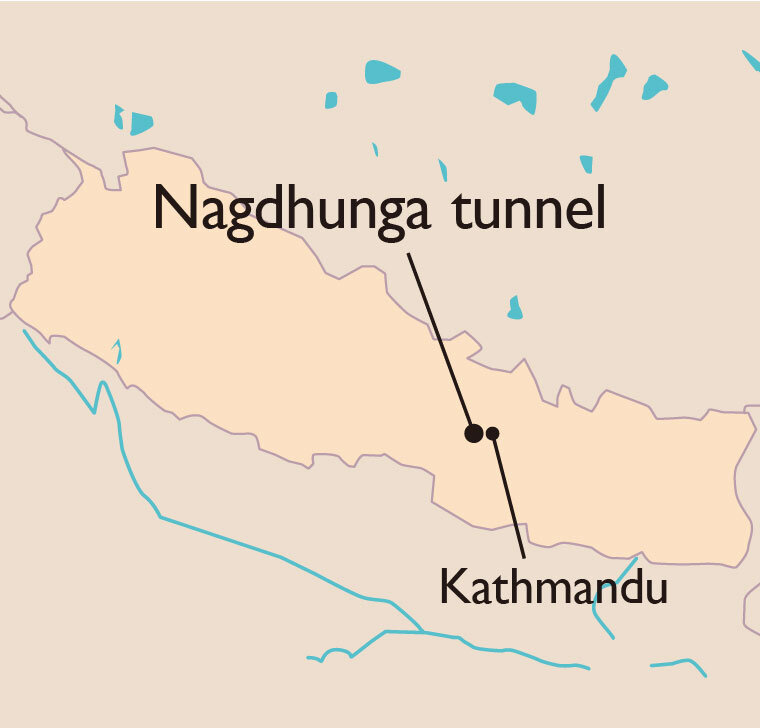 ネパール Kathmandu 地図