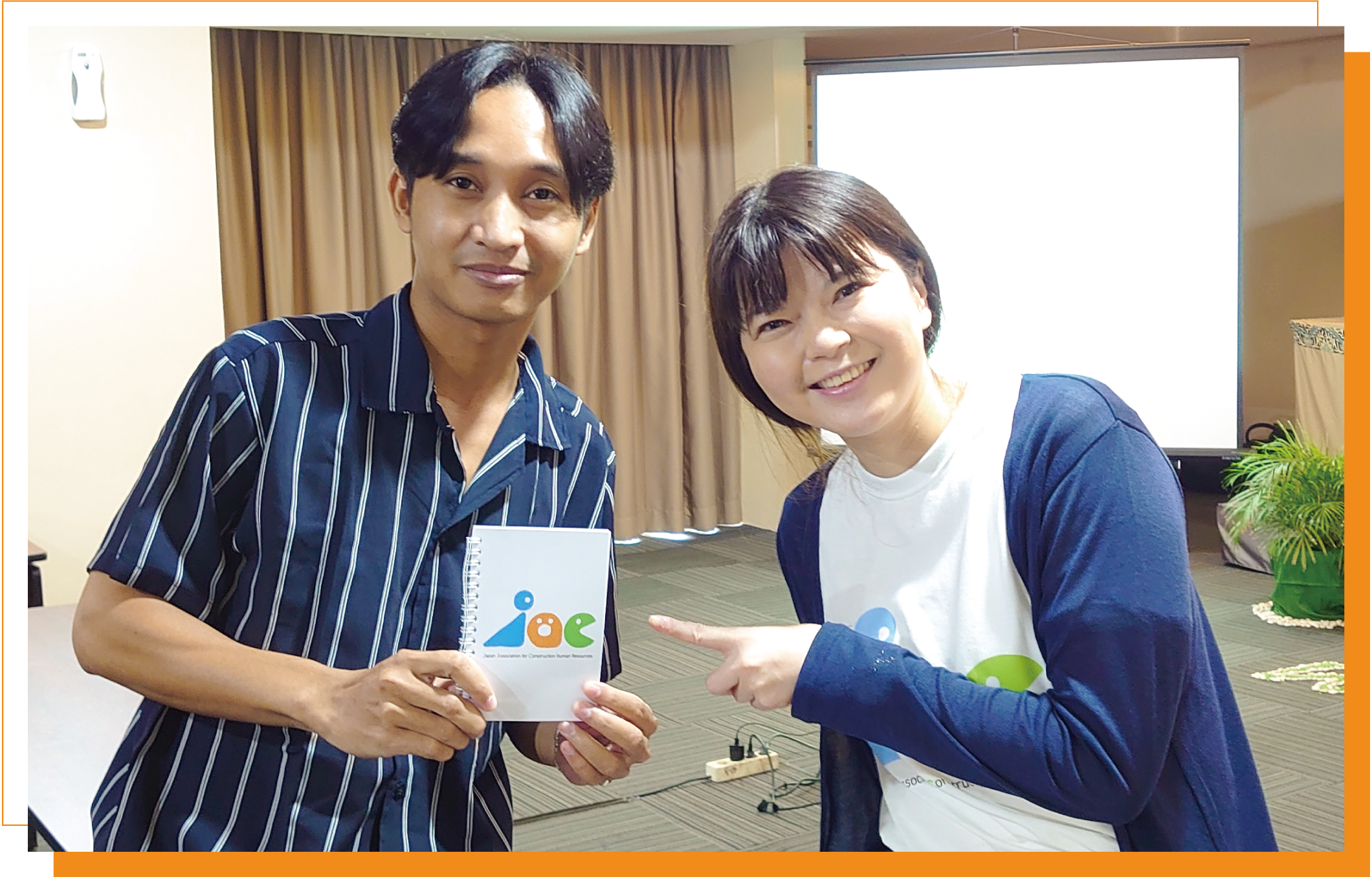 また日本で働きたいと語ってくれた参加者と