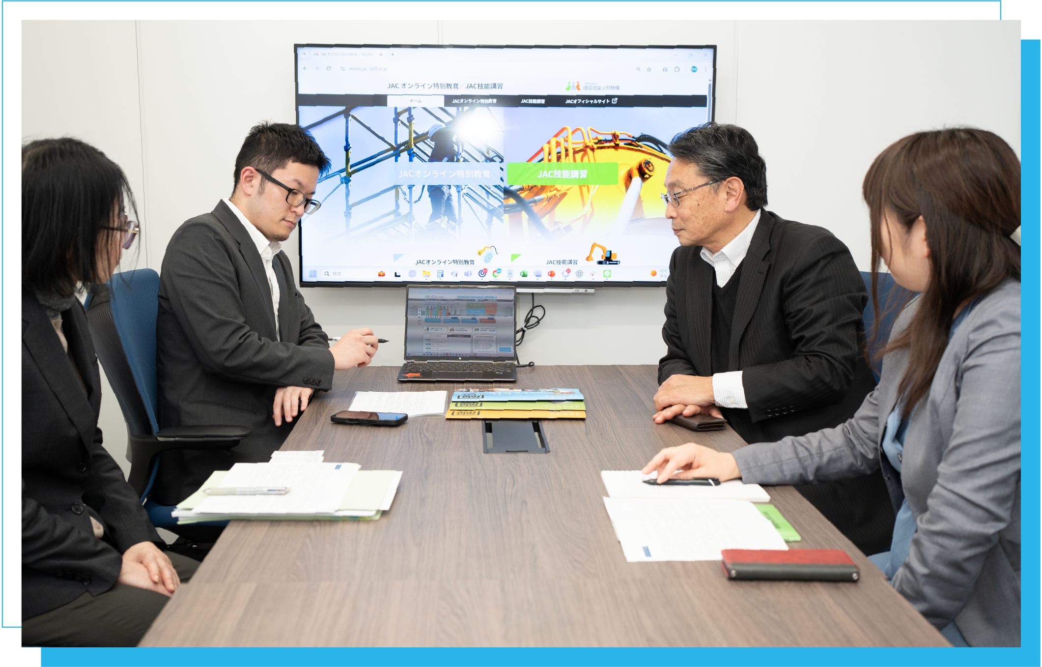 外国人への安全衛生教育の知識やノウハウをチームで共有する